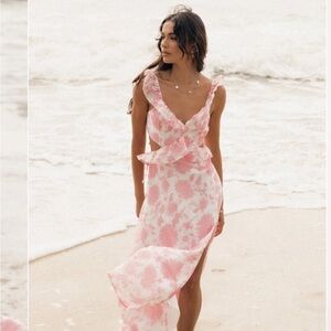 Petal & Pup XS ruffle maxi dress